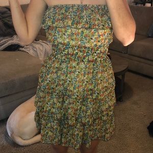 Floral layered dress